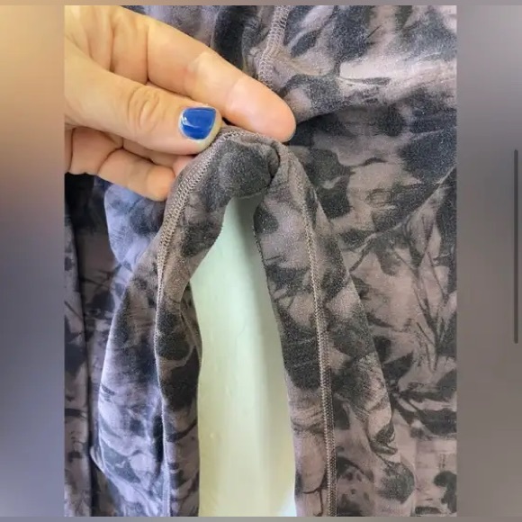 Lululemon Align Pant Ii 25" Mini Dusk Floral Antique Bark Black Size 6 NWOT - Picture 6 of 11